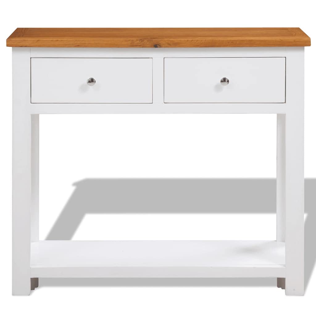 Solid Oak Wood Side Table T11891