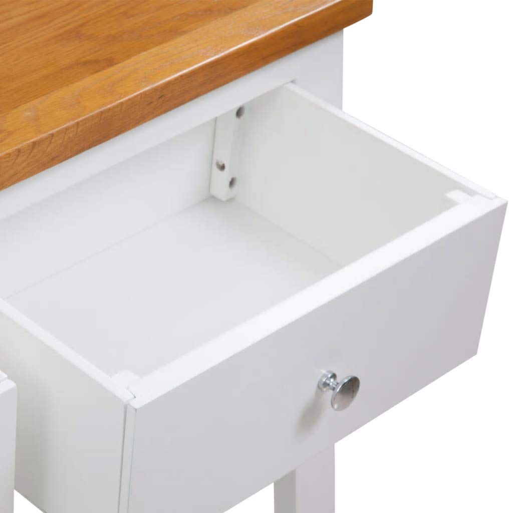 Solid Oak Wood Side Table T11891