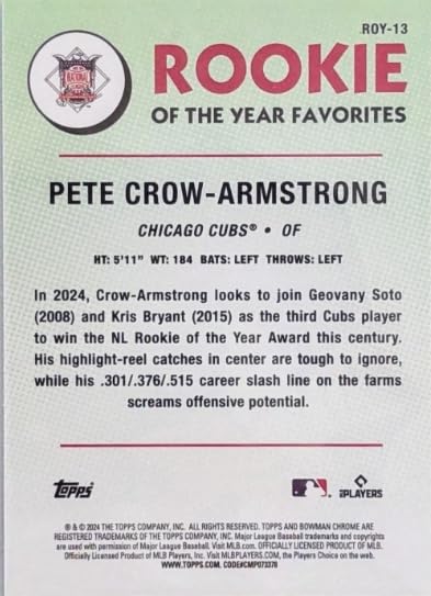 Baseball Rookie Card J632