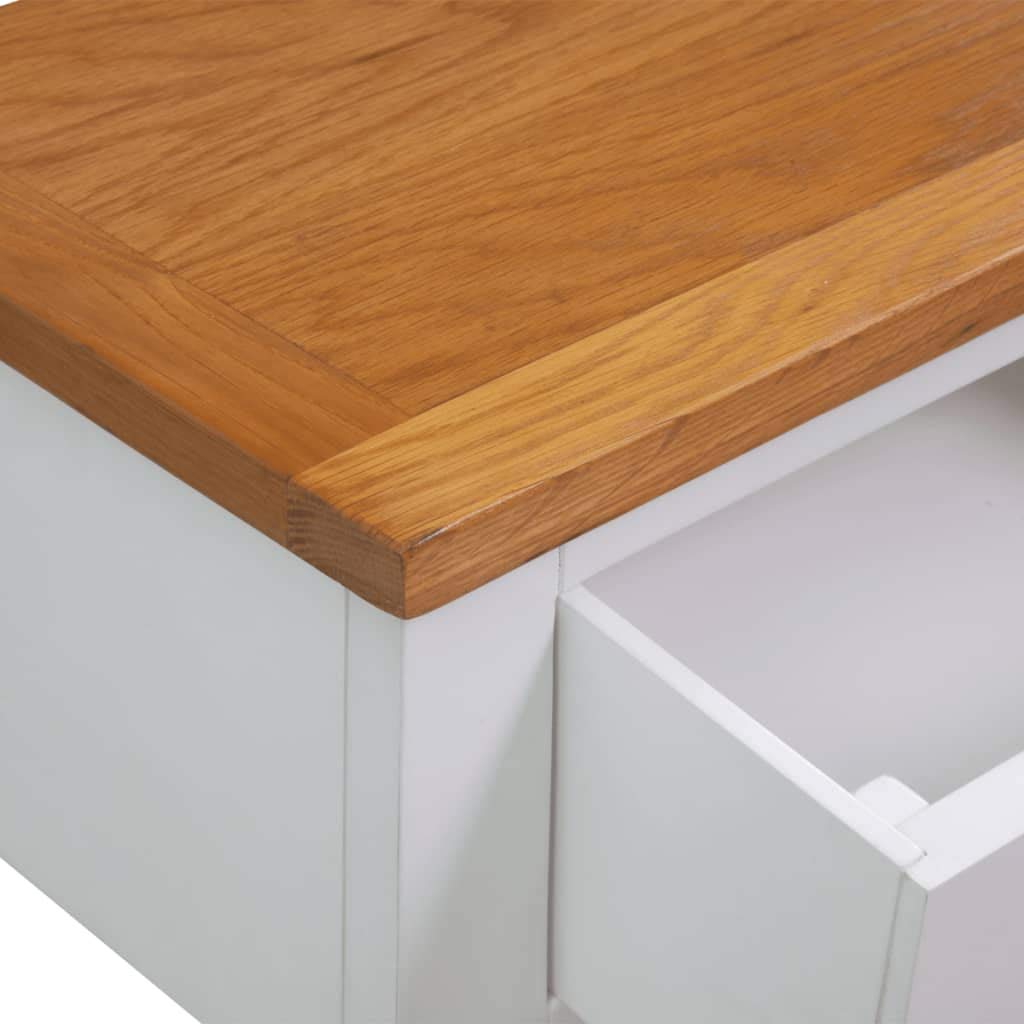 Solid Oak Wood Side Table T11891