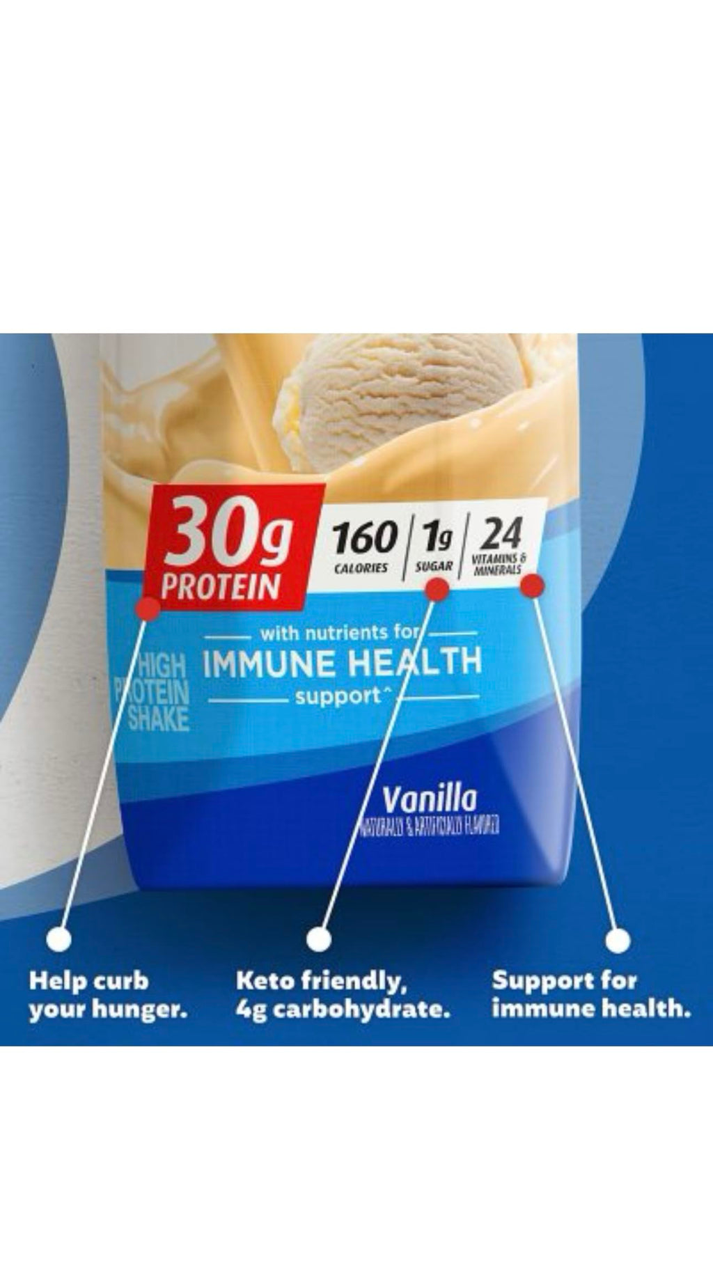 Vanilla Protein Shake 15 Count K15250