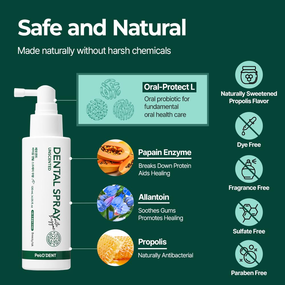 Enzymatic Dental Spray for Dogs and Cats 4.05 fl.oz Y539641