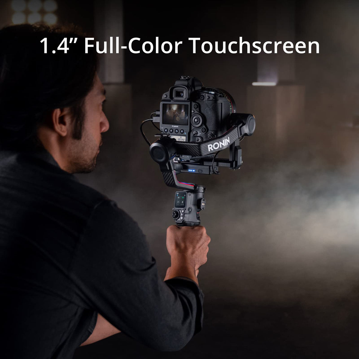 3-Axis Gimbal Stabilizer for DSLR and Mirrorless Cameras, Carbon Fiber, Black F276154