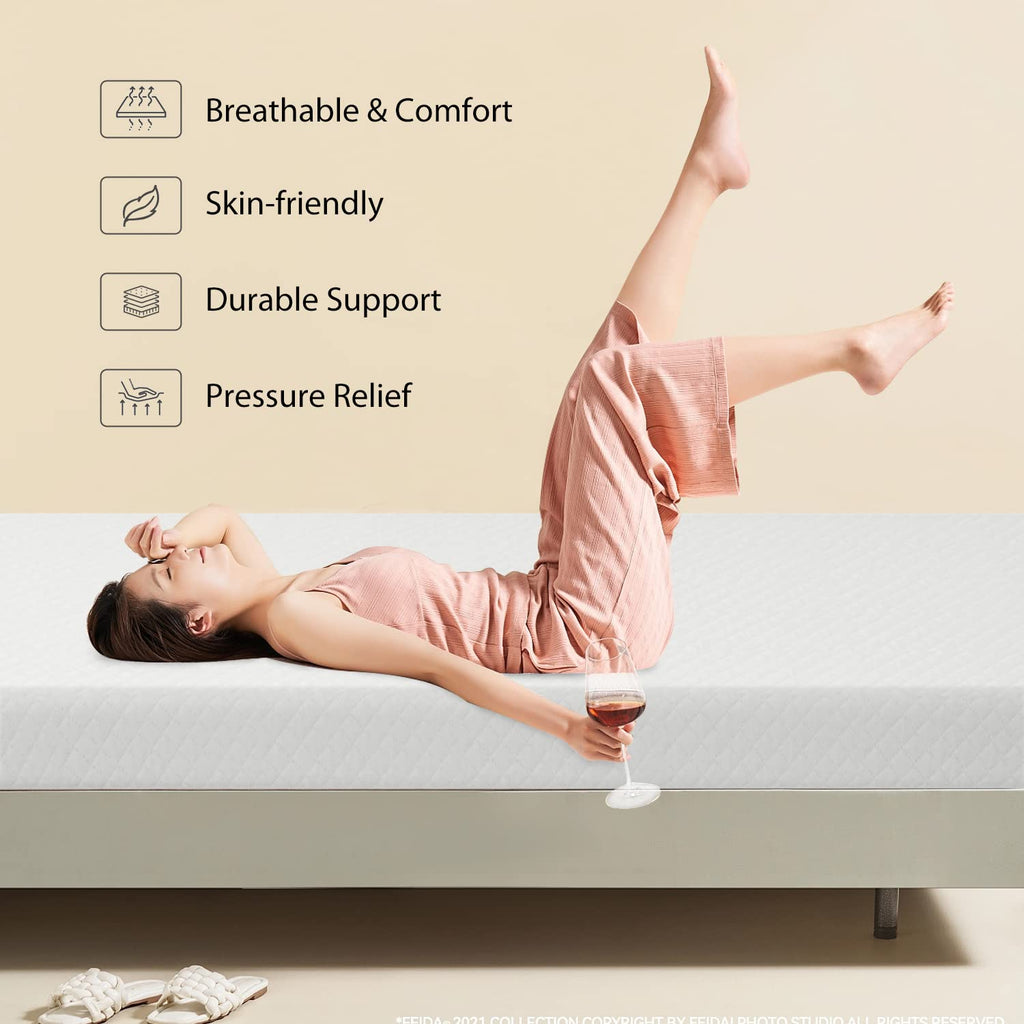 5 Inch Gel Memory Foam Twin Mattress B362