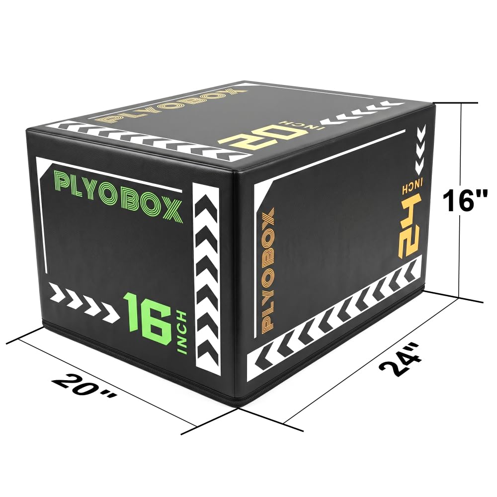 3-in-1 Non-Slip Foam Plyometric Jump Box P581381