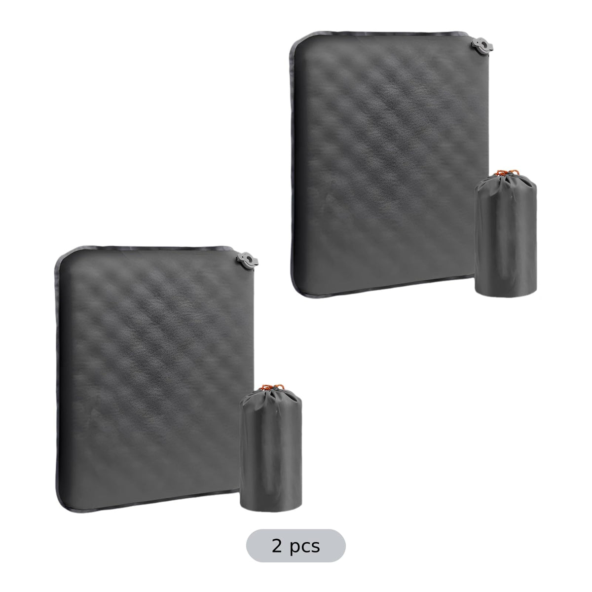 2 Pcs Inflatable Seat Cushion, Lightweight Nylon TPU, 16.9 x 13 in W8239