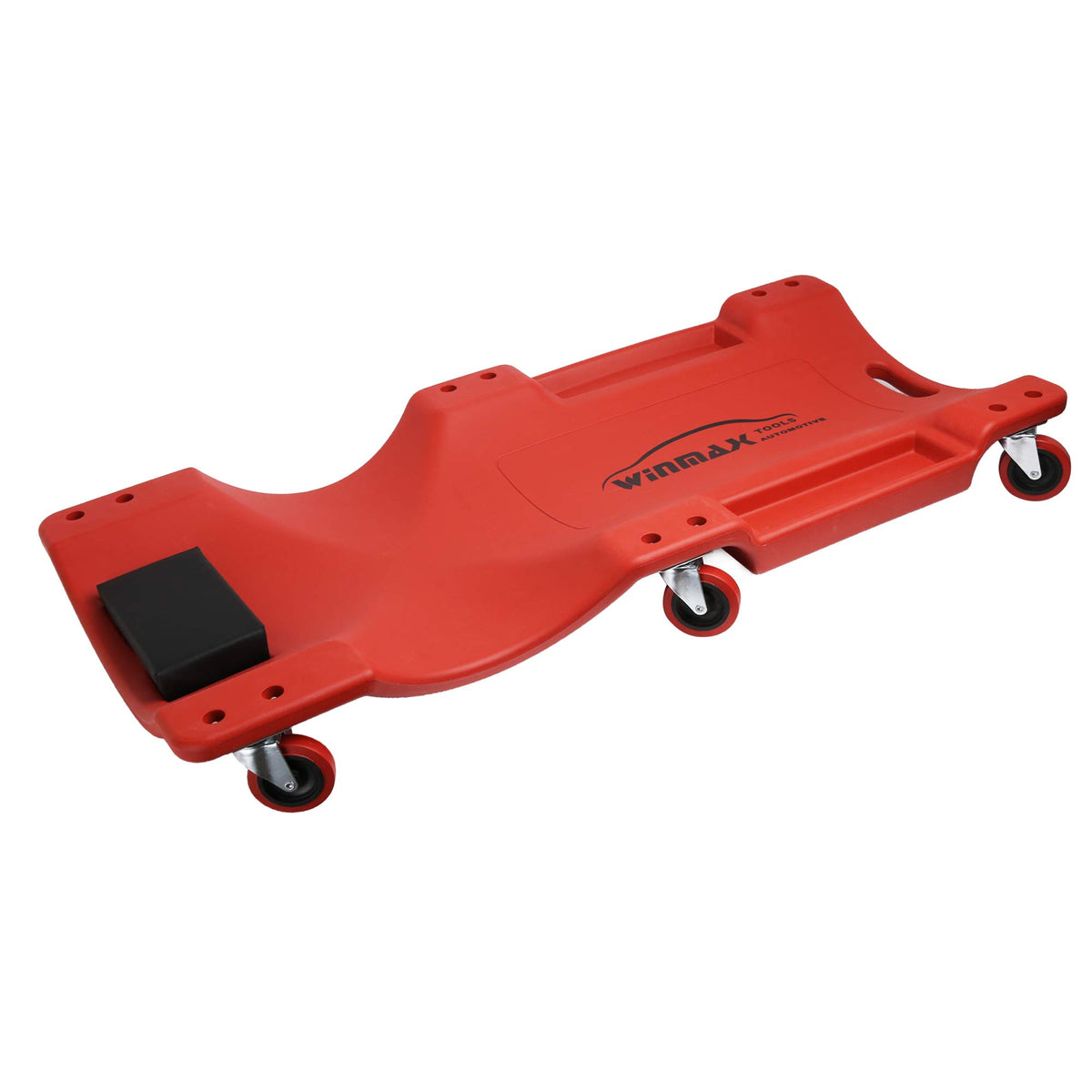 Red 40 Inch Plastic Rolling Creeper R26650