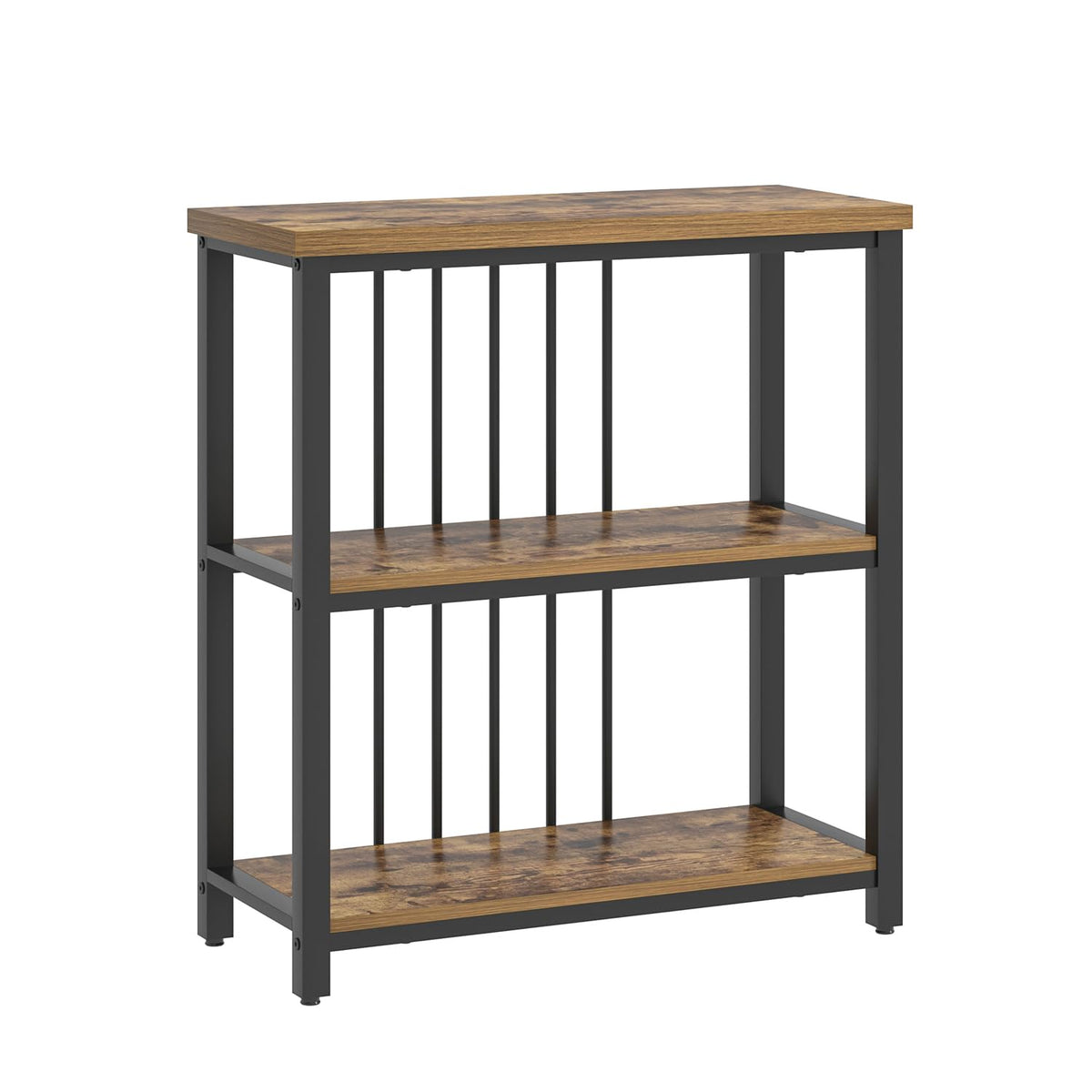 3 Tier Wood and Metal Bookshelf F659500