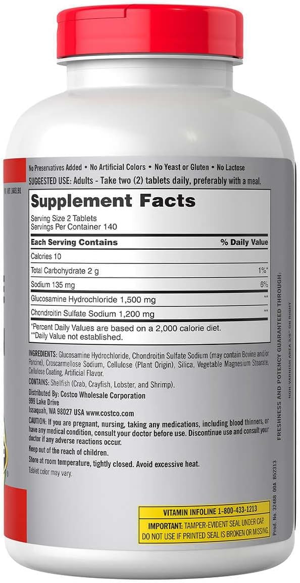 Glucosamine & Chondroitin 280 Tablets I401984