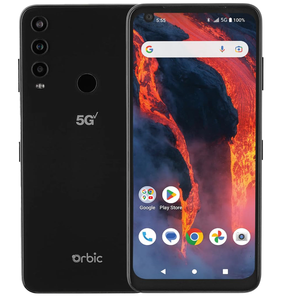 5G Smartphone 64GB 6GB 6.78" HD+ 48MP Triple Camera Black Y530
