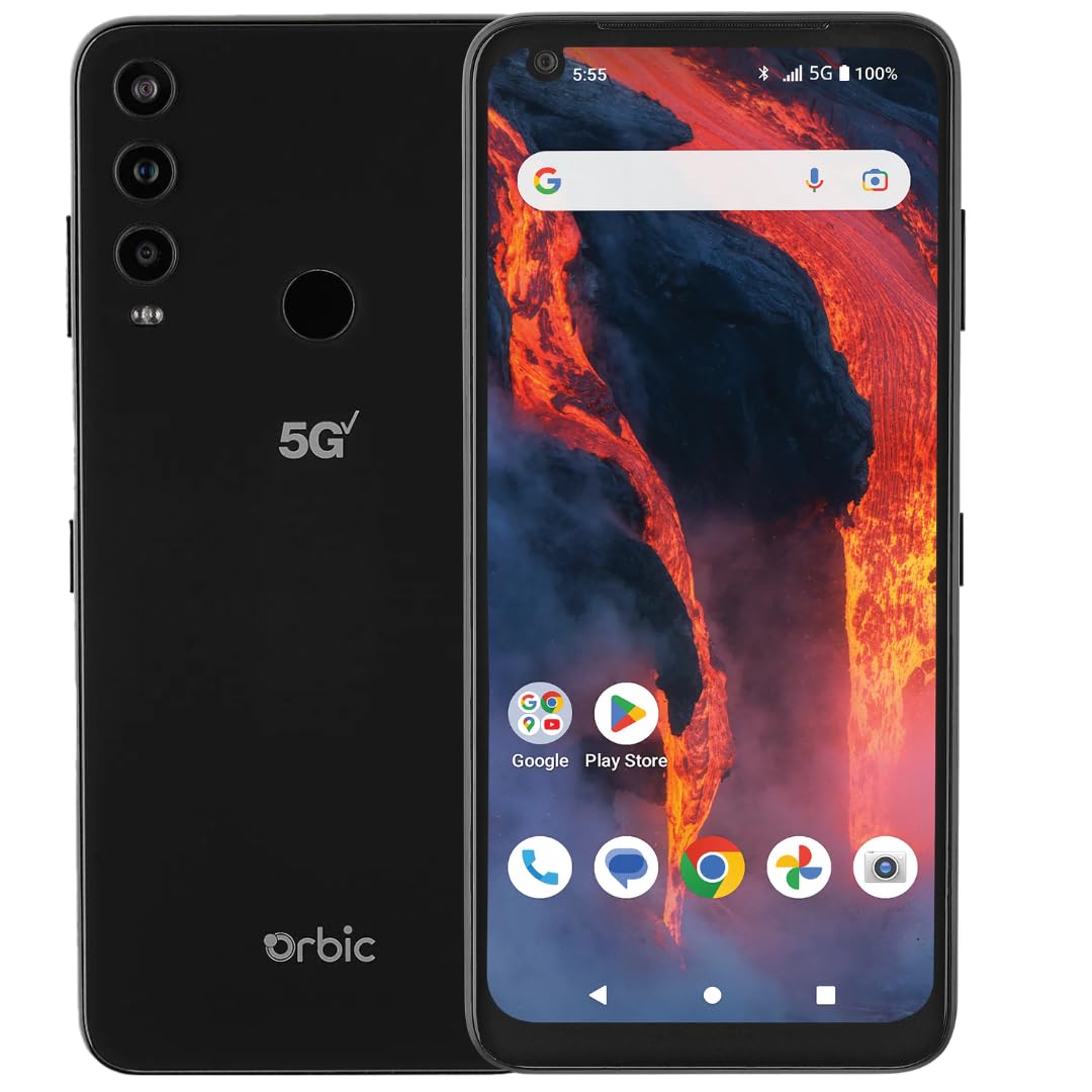 5G Smartphone 64GB 6GB 6.78" HD+ 48MP Triple Camera Black Y530