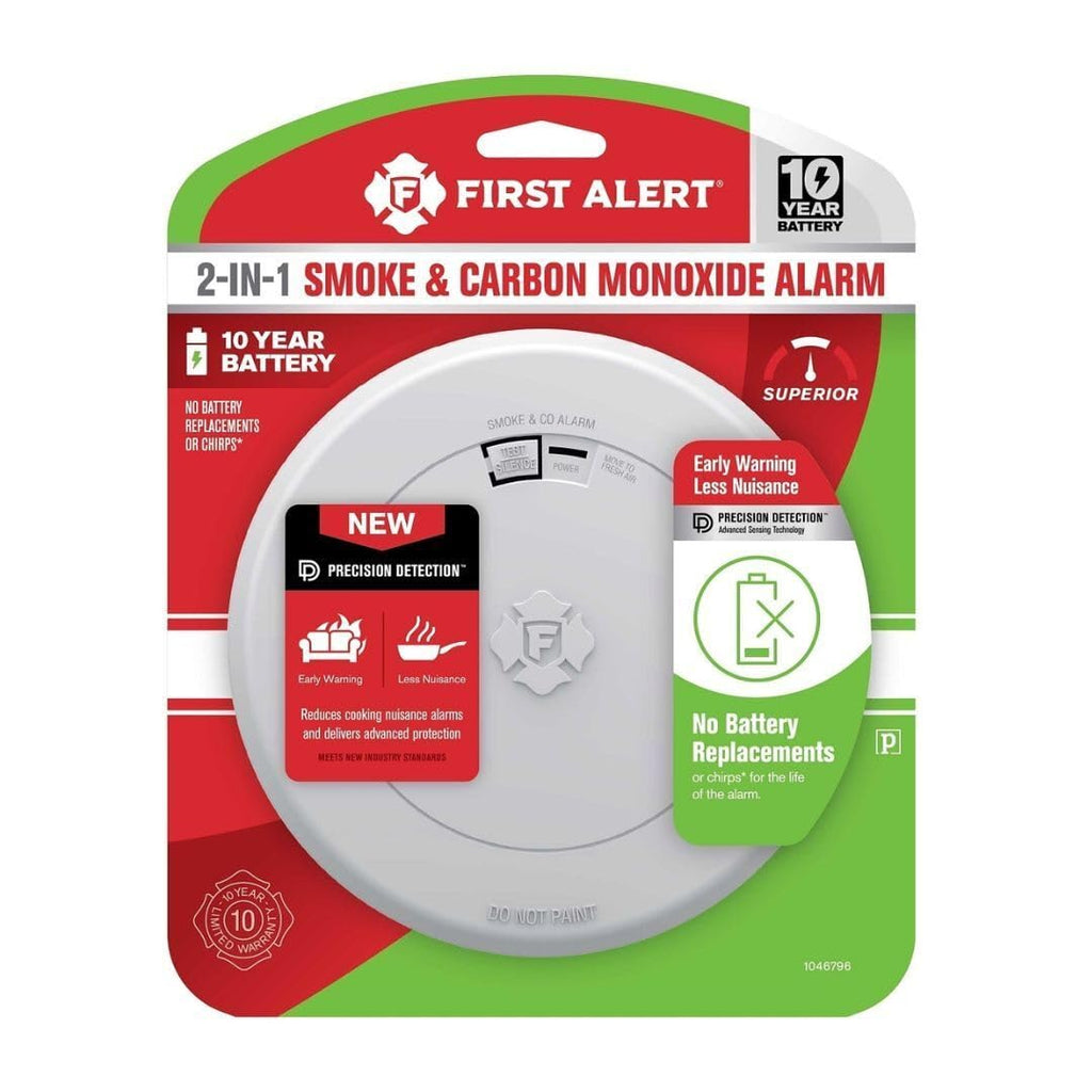 10-Year Battery Smoke and Carbon Monoxide Detector D353