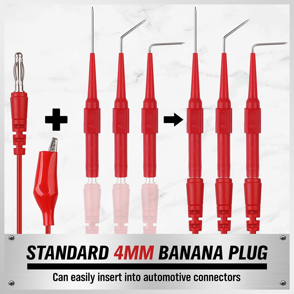 22-Piece Back Probe Kit with Test Leads and Alligator Clips H968