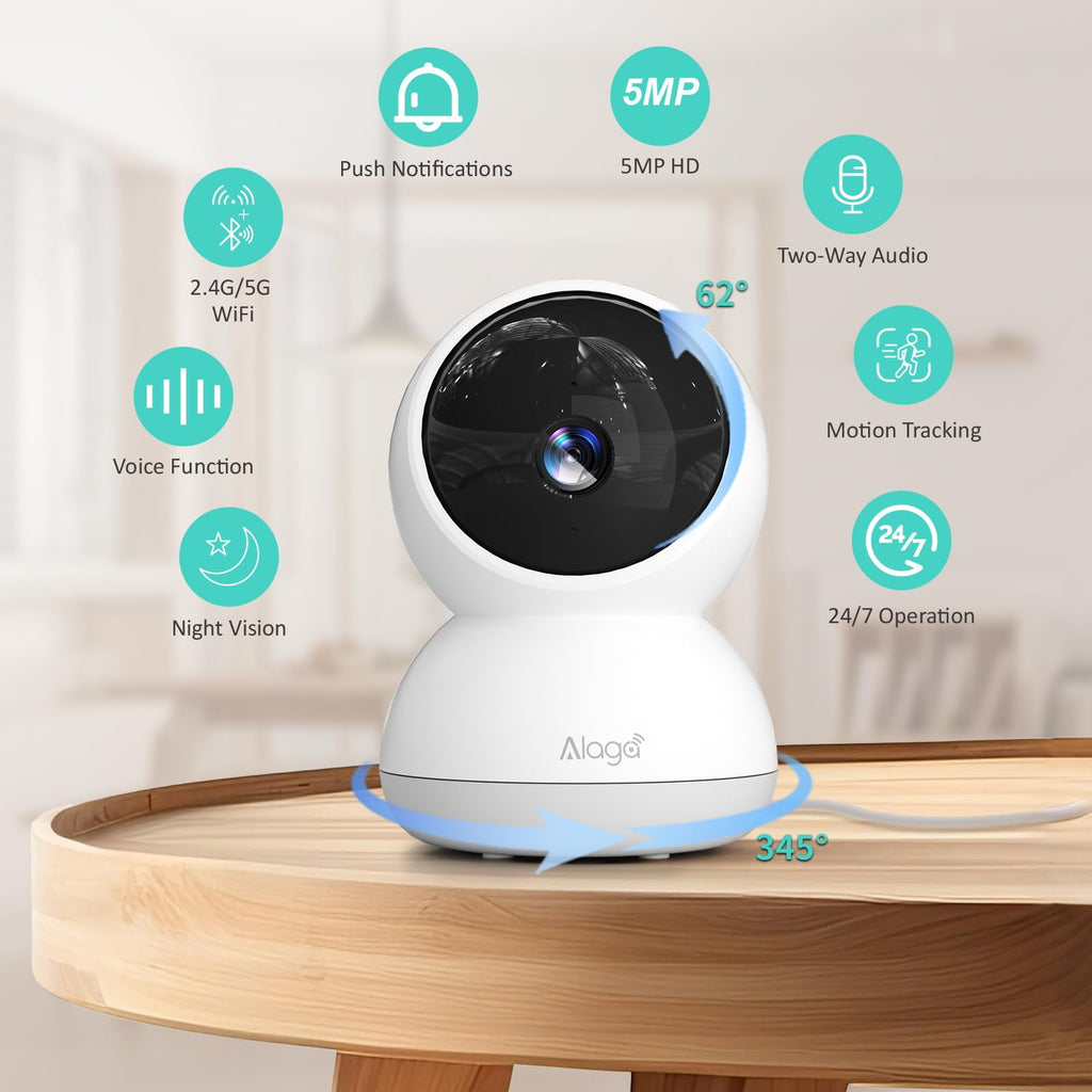 3K HD Indoor Security Camera with Night Vision P945