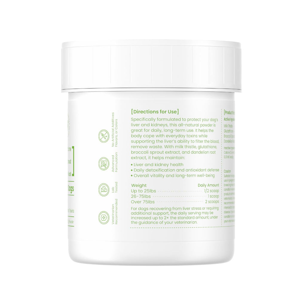 Milk Thistle & Silymarin Powder Liver Support for Dogs 2.12 oz B710273