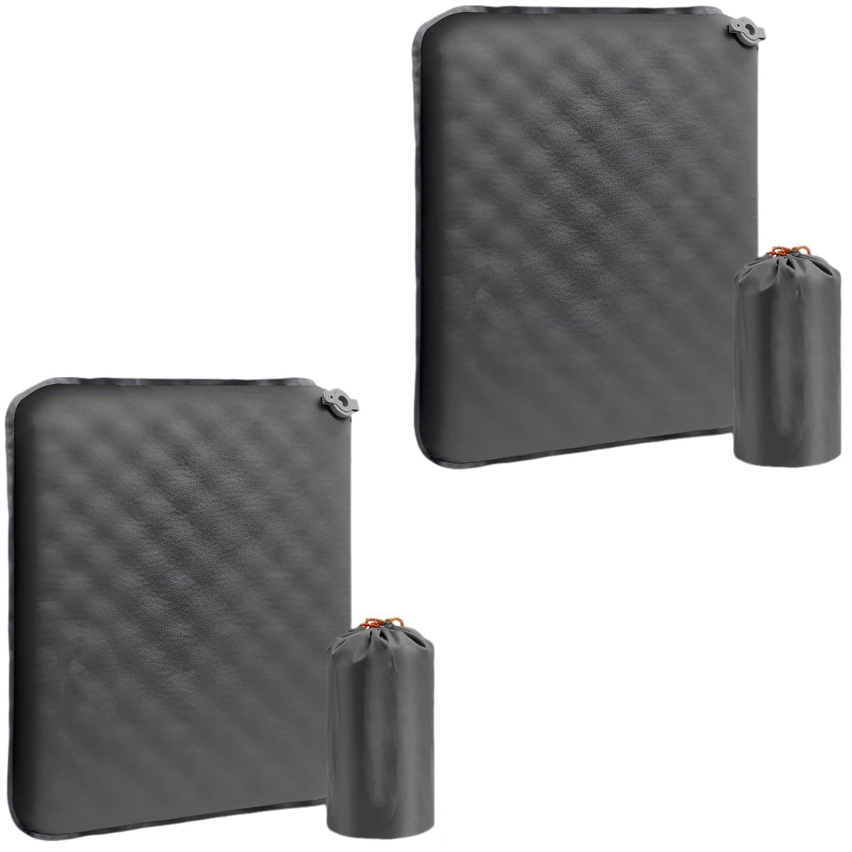 2 Pcs Inflatable Seat Cushion, Lightweight Nylon TPU, 16.9 x 13 in W8239