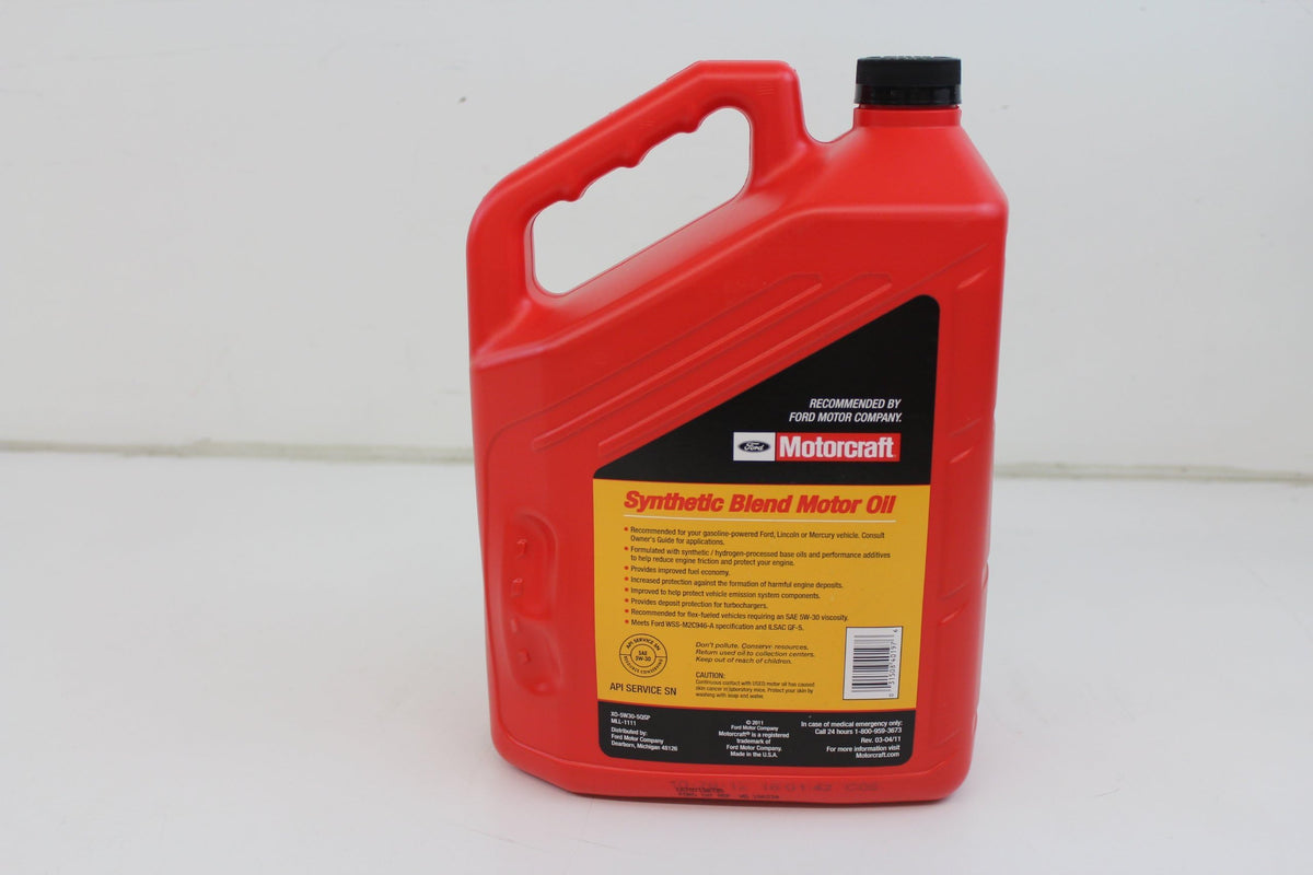 SAE 5W-30 Synthetic Blend Motor Oil 5 Quart Q826192