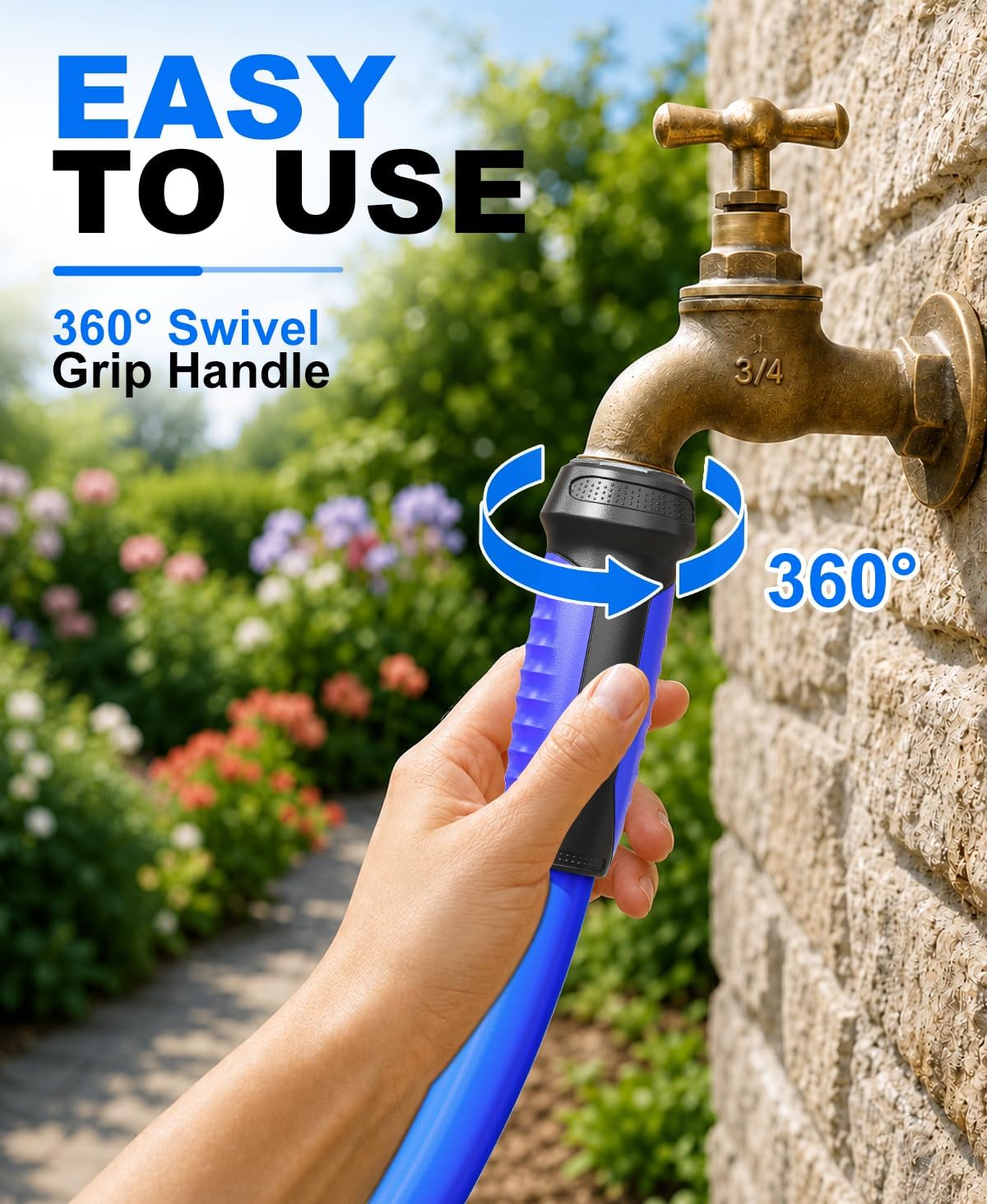 Garden Water Hose 100 ft x 5/8" H2098