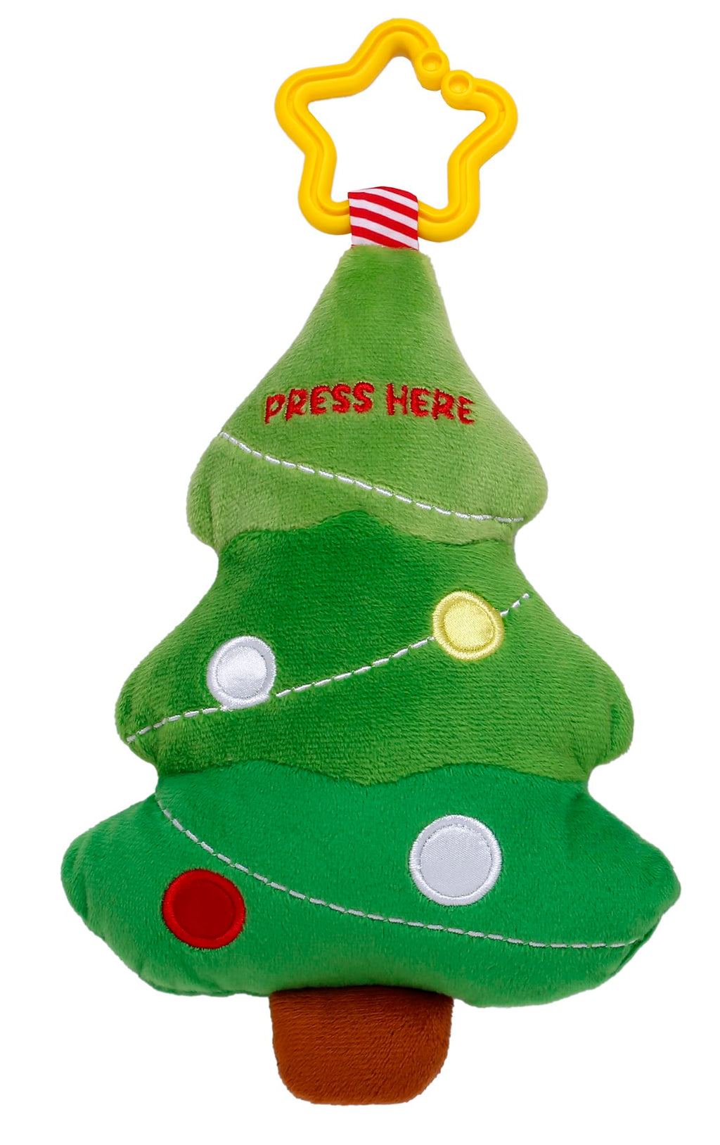 8 inch Musical Light Up Plush Toy with Travel Hook O79849