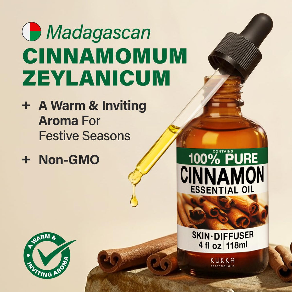 Cinnamon Bark & Lavender Essential Oil Set 2x4 fl oz F675525