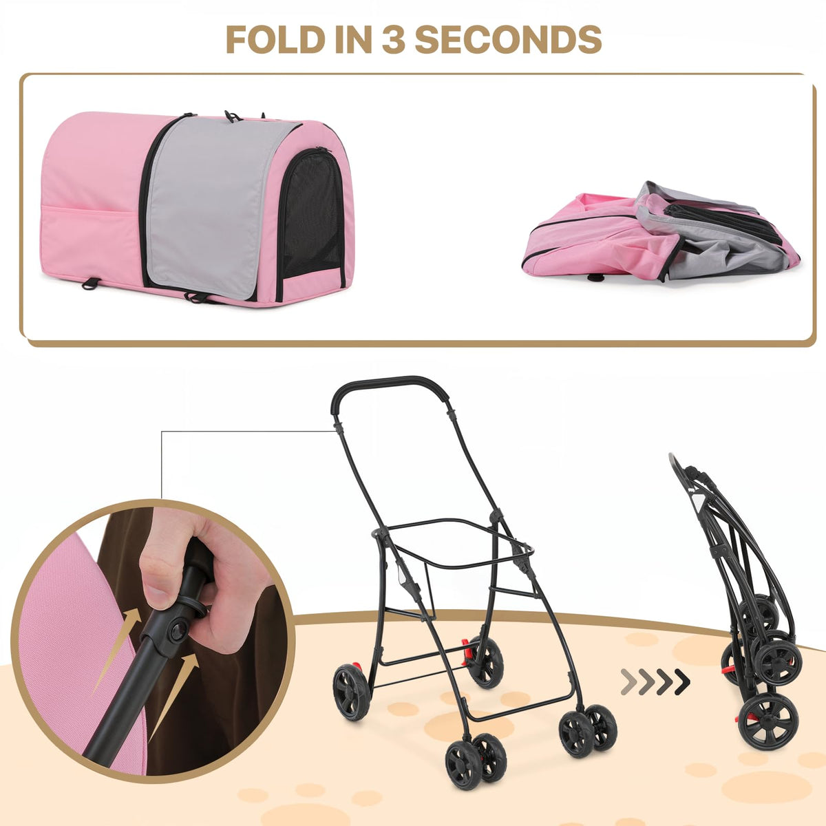 Double Dog Stroller C181