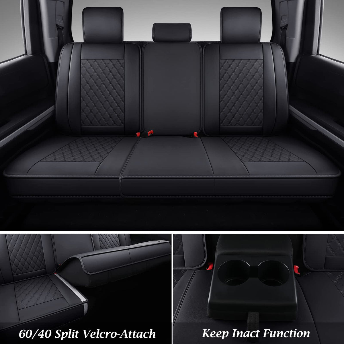 Leather Car Seat Covers Full Set C7008
