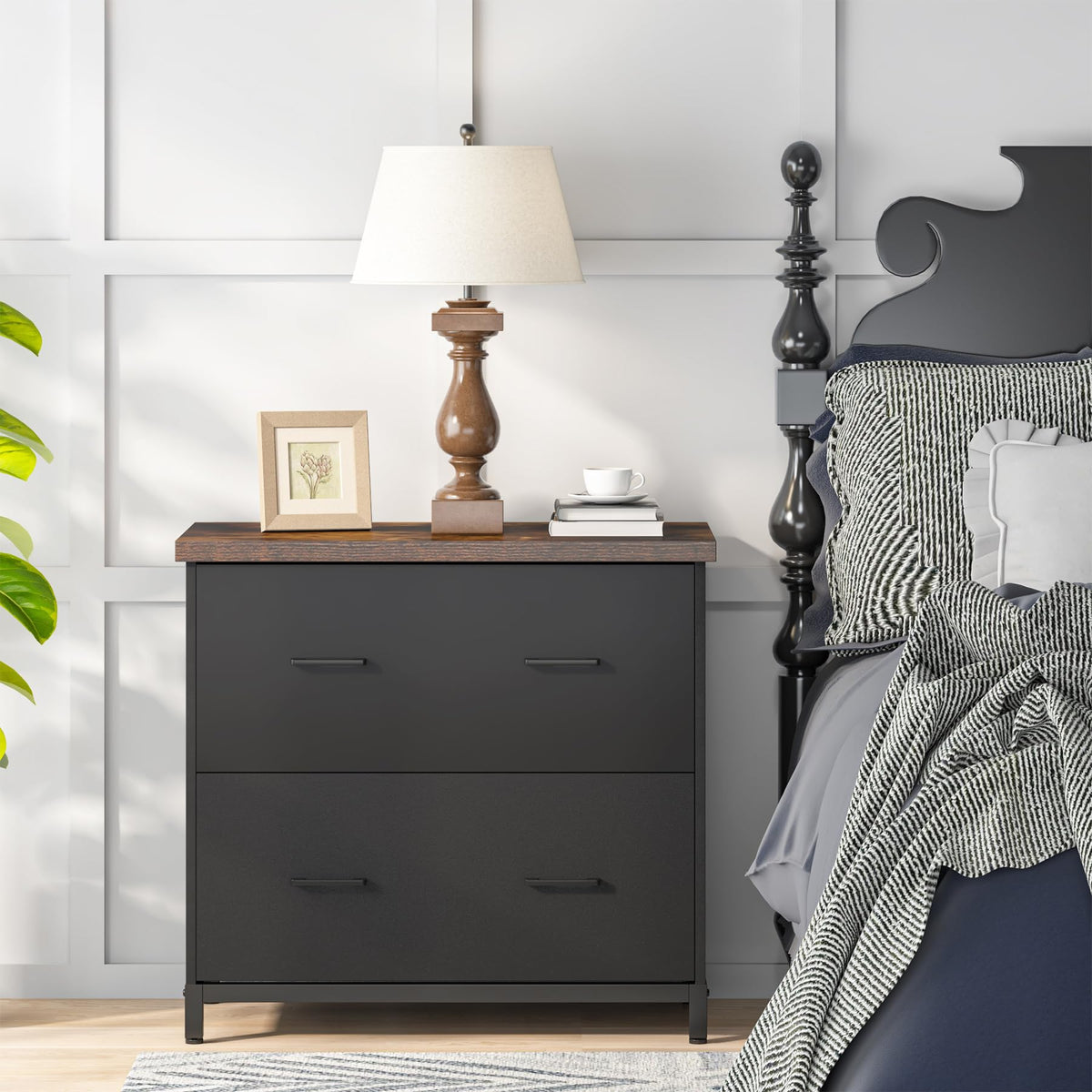 2-Drawer Wood File Cabinet R541