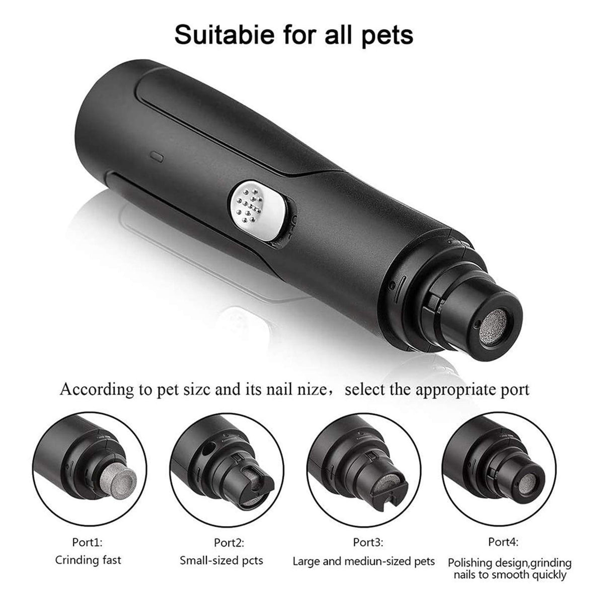 Rechargeable Electric Dog Nail Grinder L907