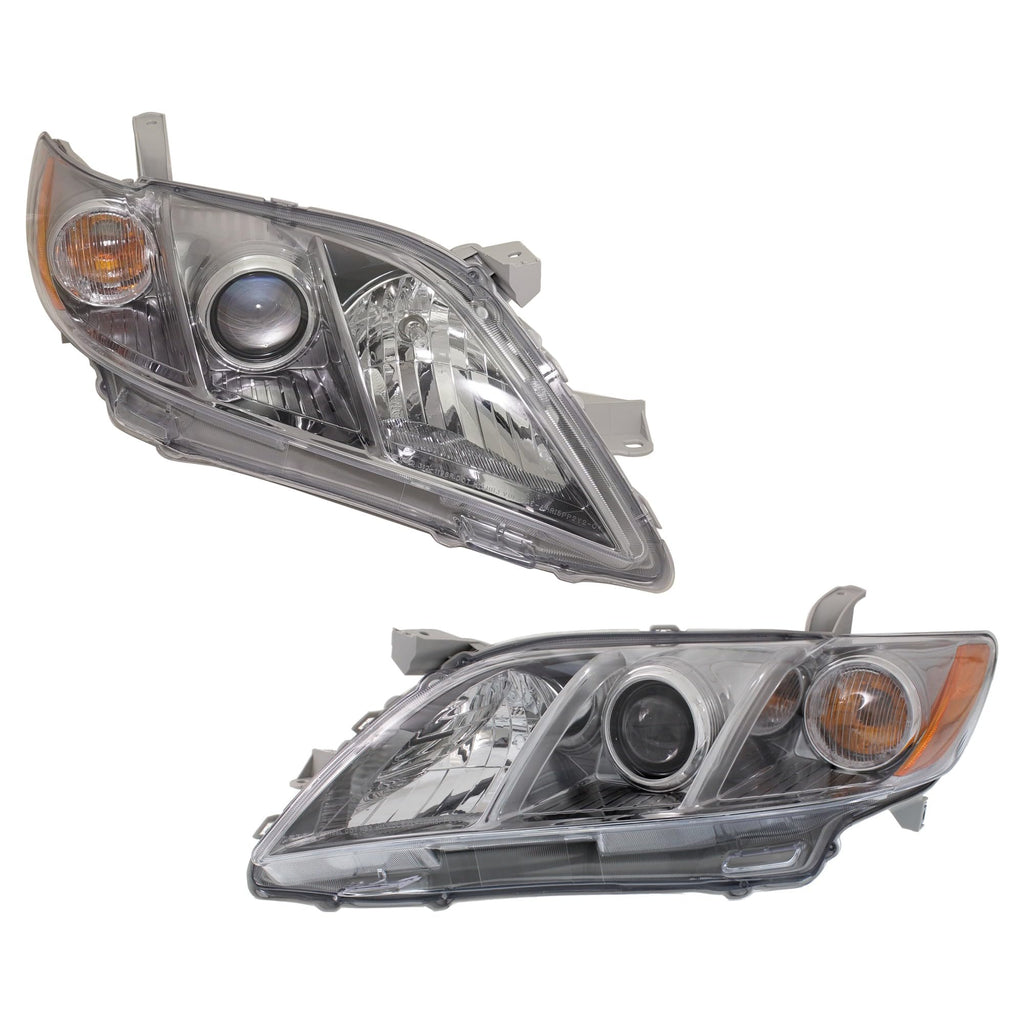 Headlights Assembly Pair for Toyota Camry 2007-2009 Halogen T693