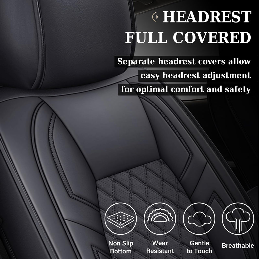 Leather Car Seat Covers Full Set C7008