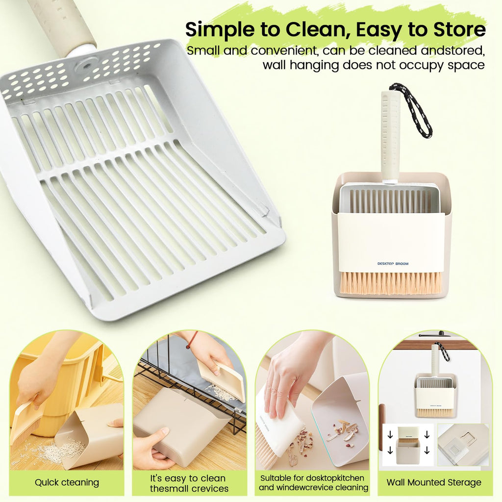 Stainless Steel Cat Litter Scoop with Holder W45491