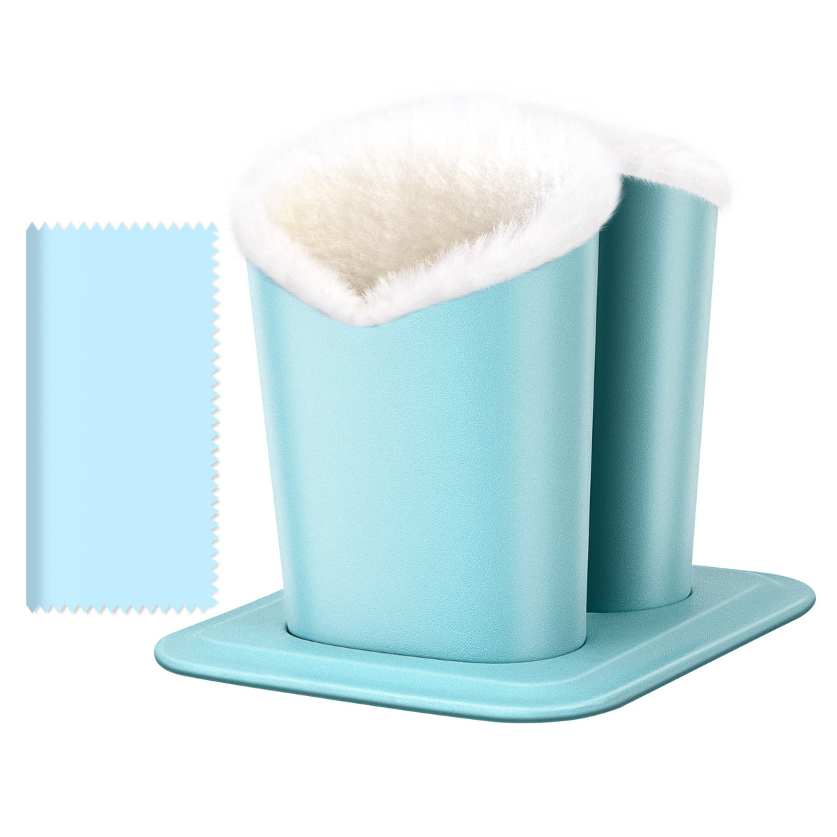 Double Eye Glass Holder Stands with Plush Lining J55940