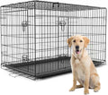 42” X-Large Heavy-Duty Dog Crate with Divider Panel N6213