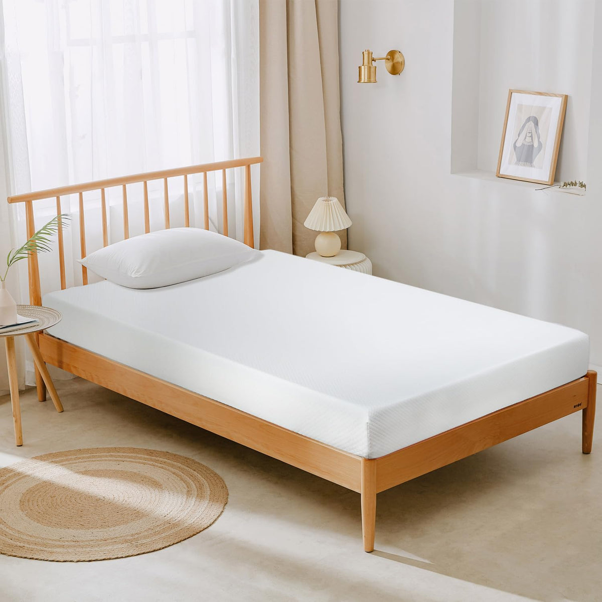 5 Inch Gel Memory Foam Twin Mattress B362