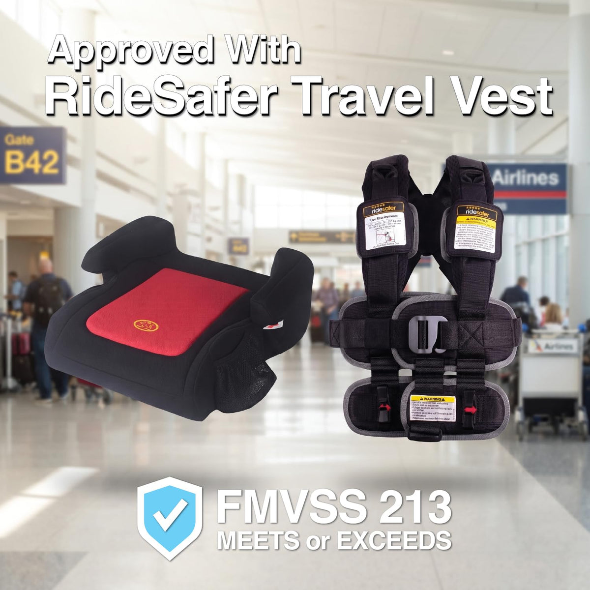 Black 1-lb Backless Booster Seat F8682