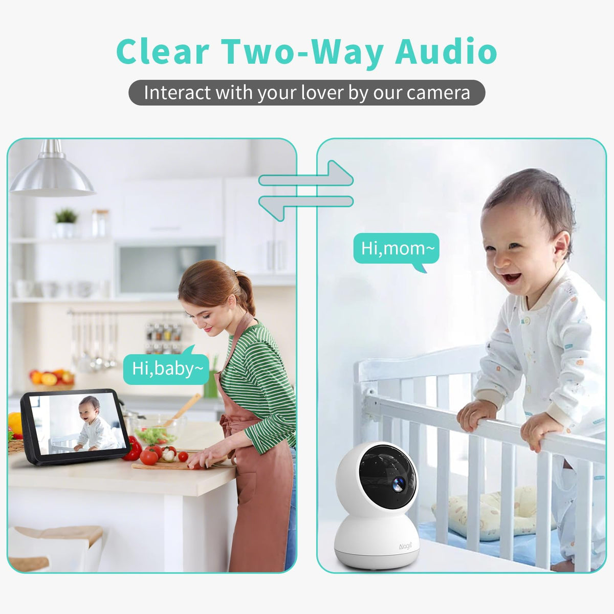 3K HD Indoor Security Camera with Night Vision P945