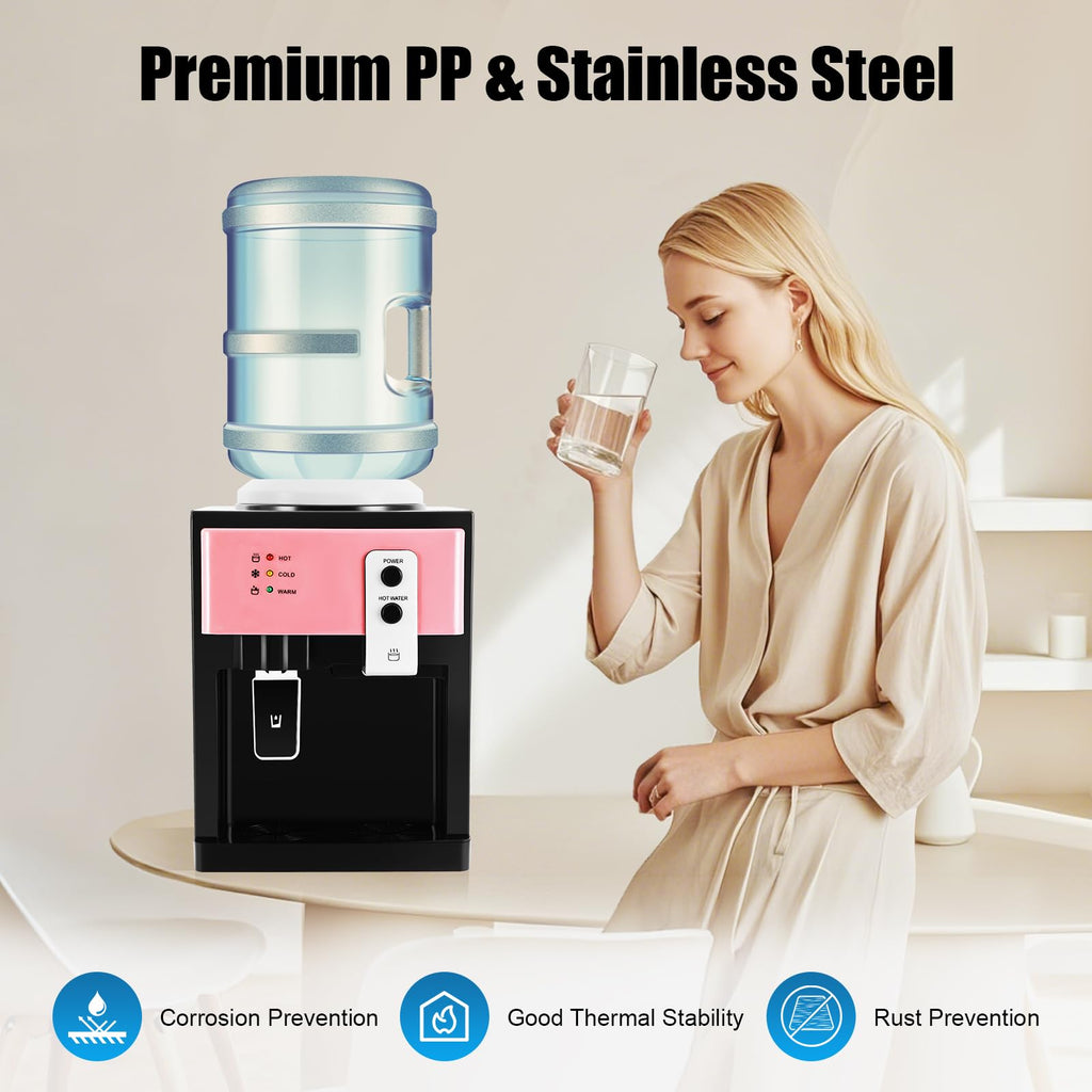 Top Loading Countertop Water Dispenser, 3 Temperature Setting O18140