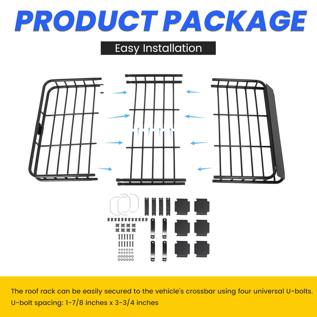 Adjustable Roof Rack Cargo Carrier J203212