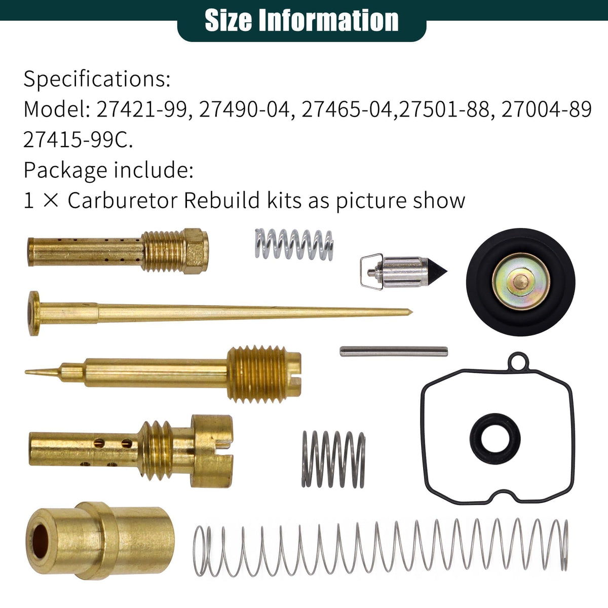40mm Carburetor Rebuild Kit H32116
