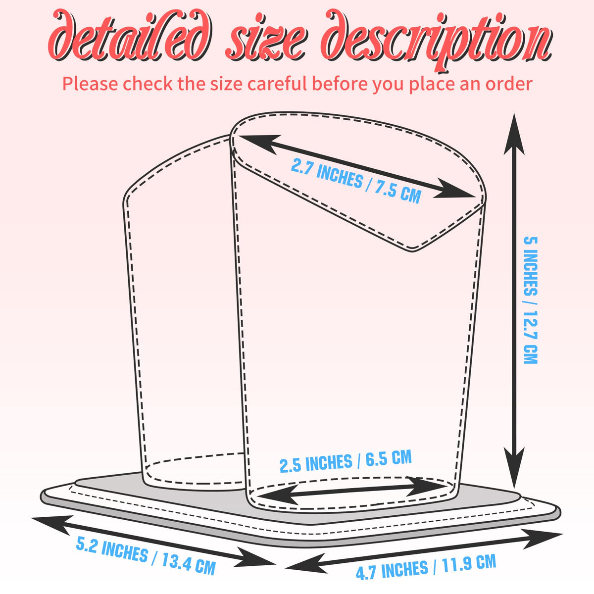 Double Eye Glass Holder Stands with Plush Lining J55940