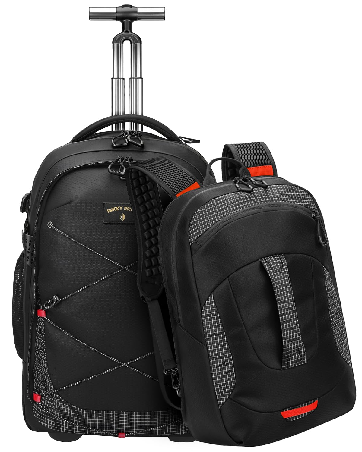 2-in-1 Detachable Backpack with Wheels T7000
