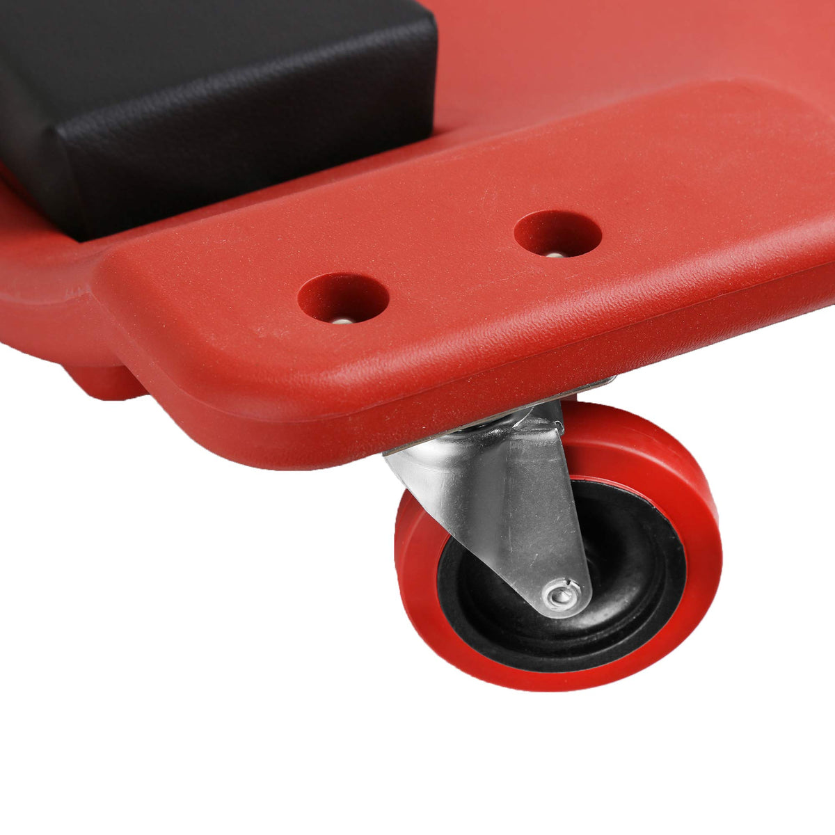 Red 40 Inch Plastic Rolling Creeper R26650