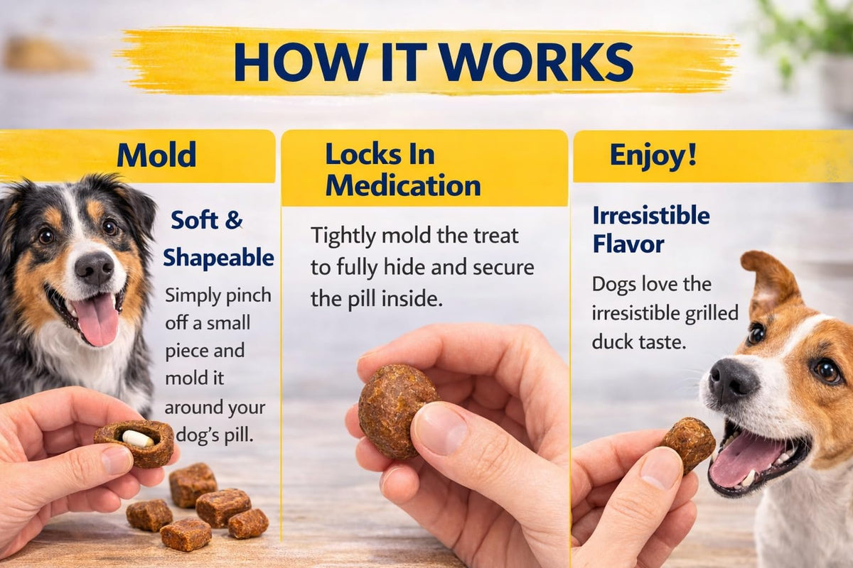 Soft Dog & Cat Treats with Grilled Duck Flavor 5.29 oz K297742