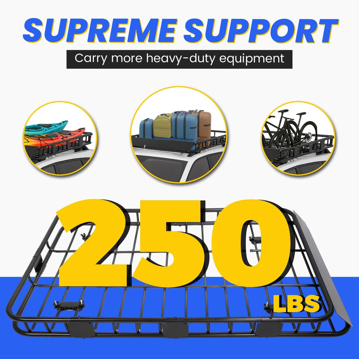 Adjustable Roof Rack Cargo Carrier J203212