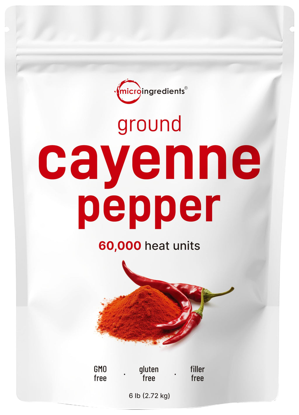 Ground Cayenne Pepper Powder 6lbs 60,000 SHU C2972