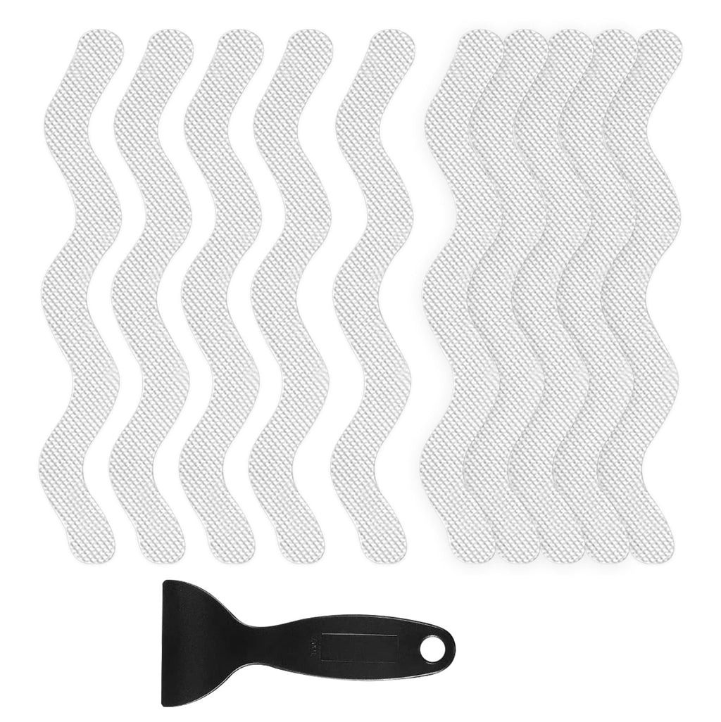 24 PCS Anti Slip Shower Stickers with Scraper L511