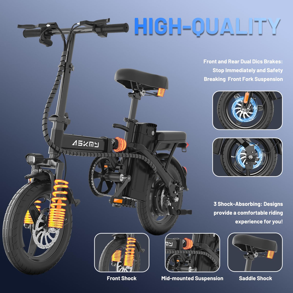 Foldable 14 Inch Electric Bike F295