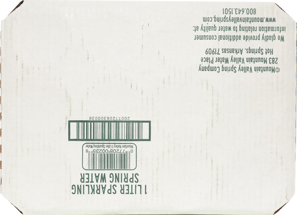 Sparkling Water 12pk 33.8 Fl Oz H413