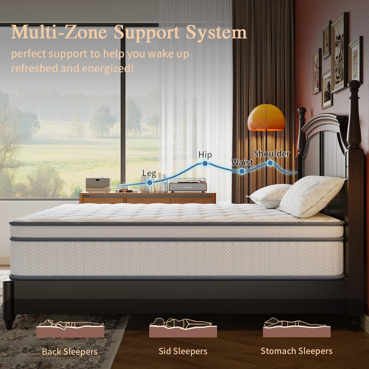 Full Size 14 Inch Innerspring Hybrid Mattress T270138