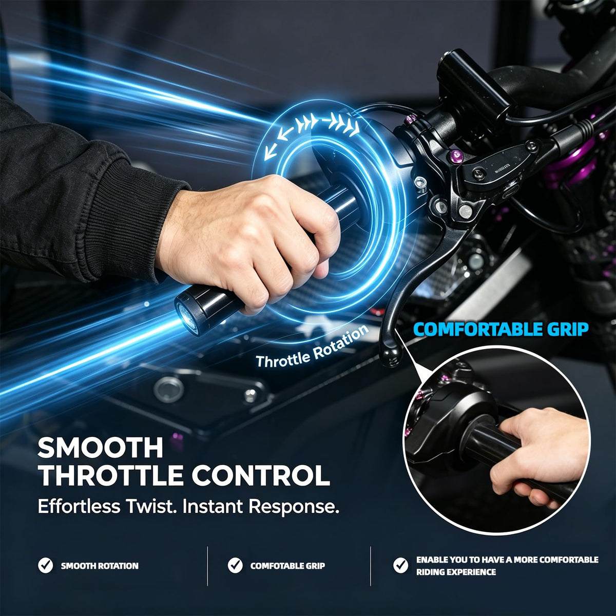 Electric Bike Twist Throttle C27202